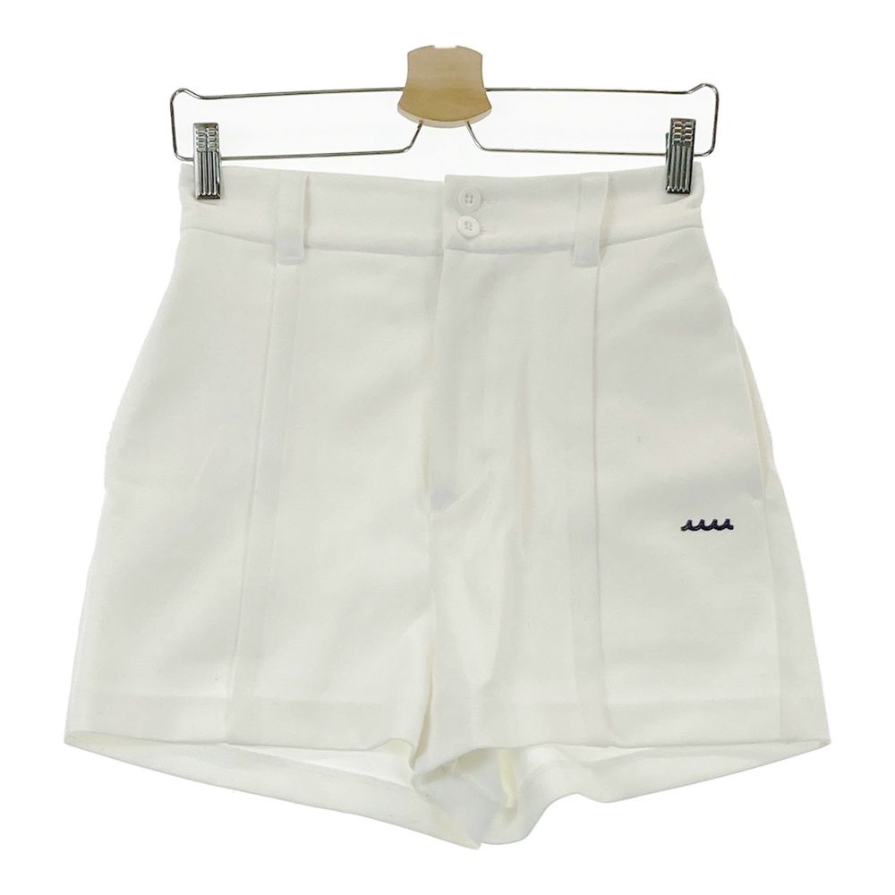 muta MARINE 立体ロゴ ストレッチ ゴルフパンツ S ホワイト muta MARINE 立体ロゴ ストレッチ ゴルフパンツ S ホワイト 【公式通販】