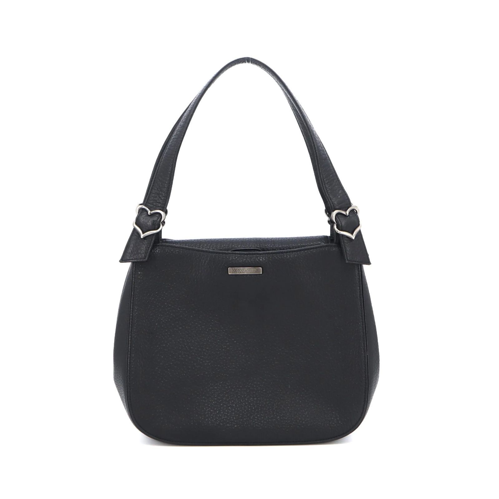 中古】美品 Yves Saint Laurent Calfskin Shoulder Bag イヴサン 