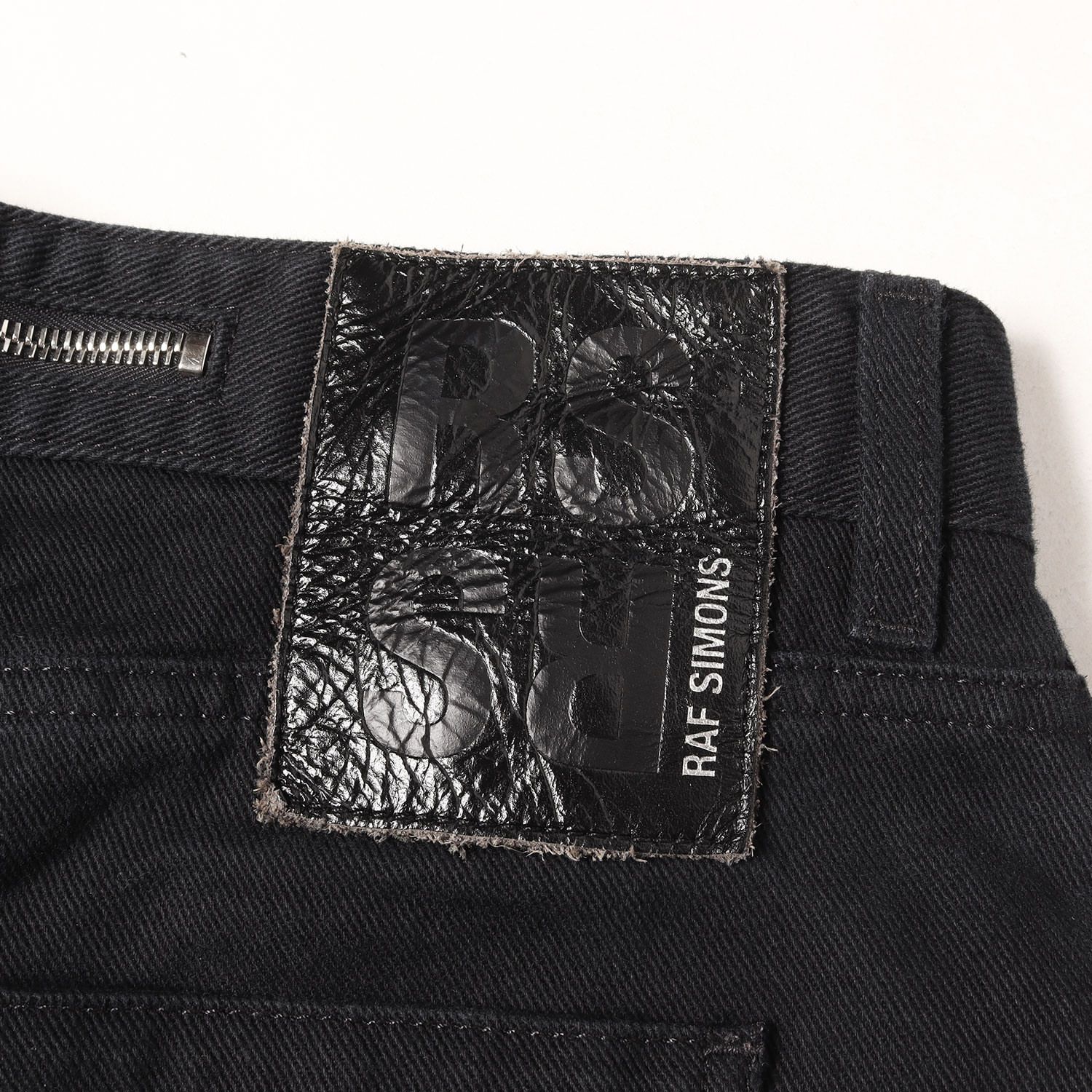 RAF SIMONS ラフシモンズ パンツ ブラック 黒 サイズ:28 | 20AW ジップ 