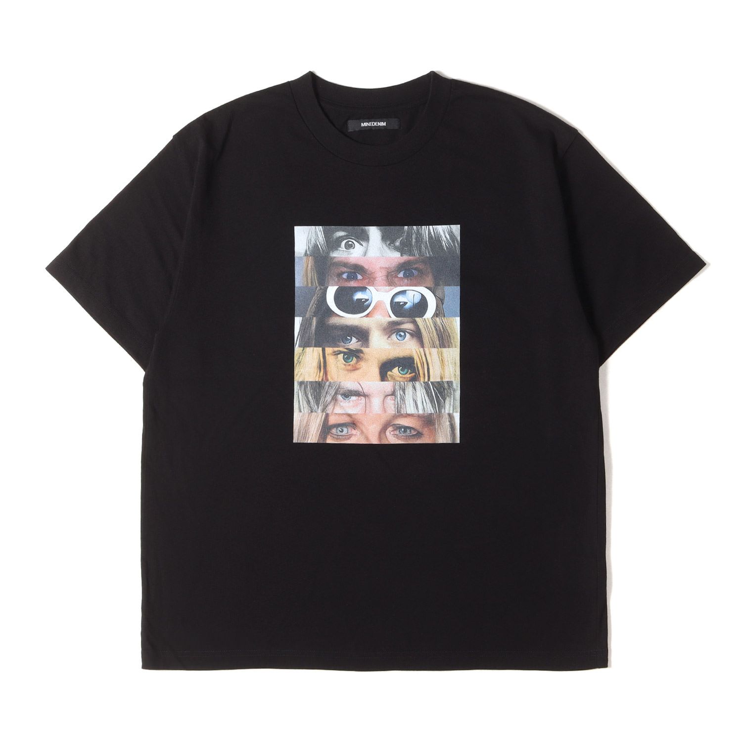 新品同様】MINEDENIM マインデニム Tシャツ ブラック 黒 サイズ:M