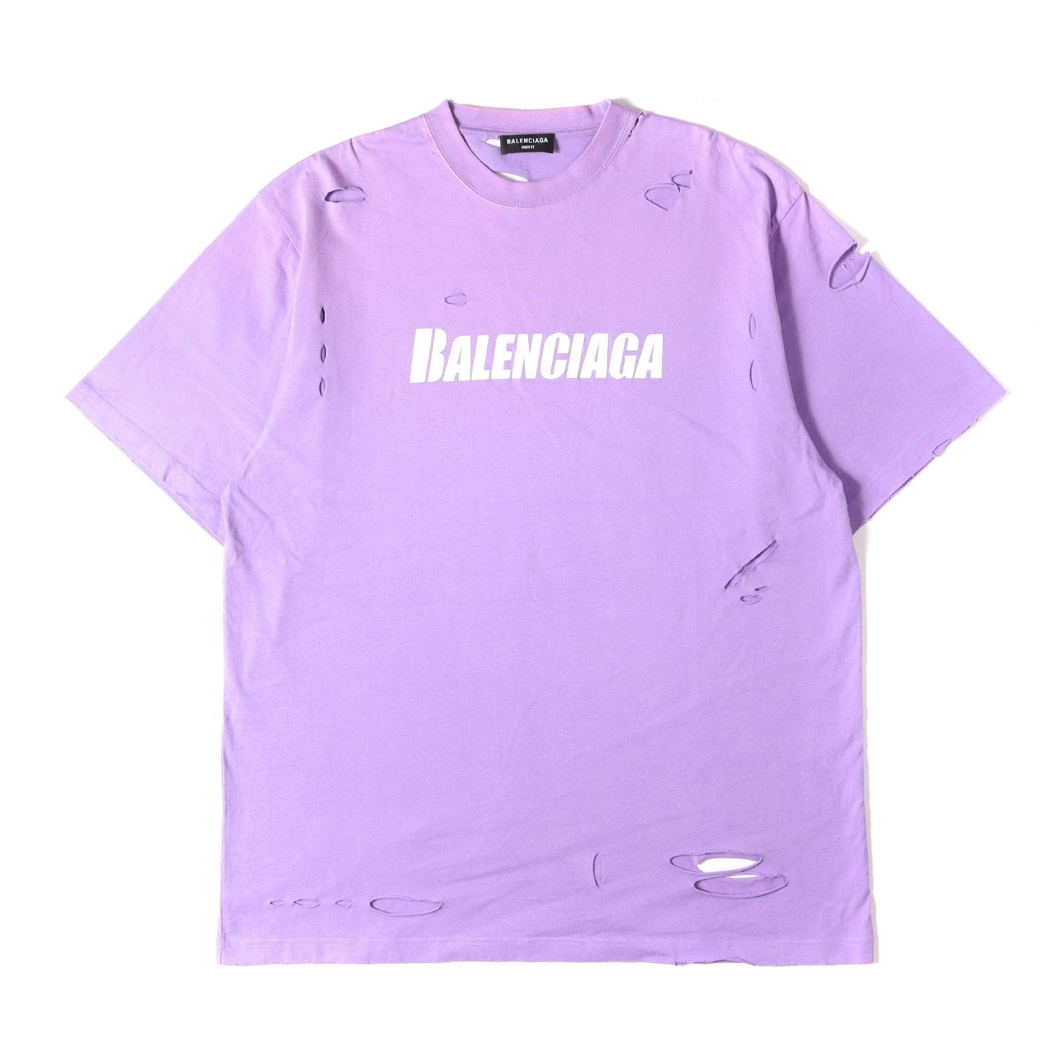 BALENCIAGA バレンシアガ Tシャツ ライトパープル サイズ:XS | 21SS 