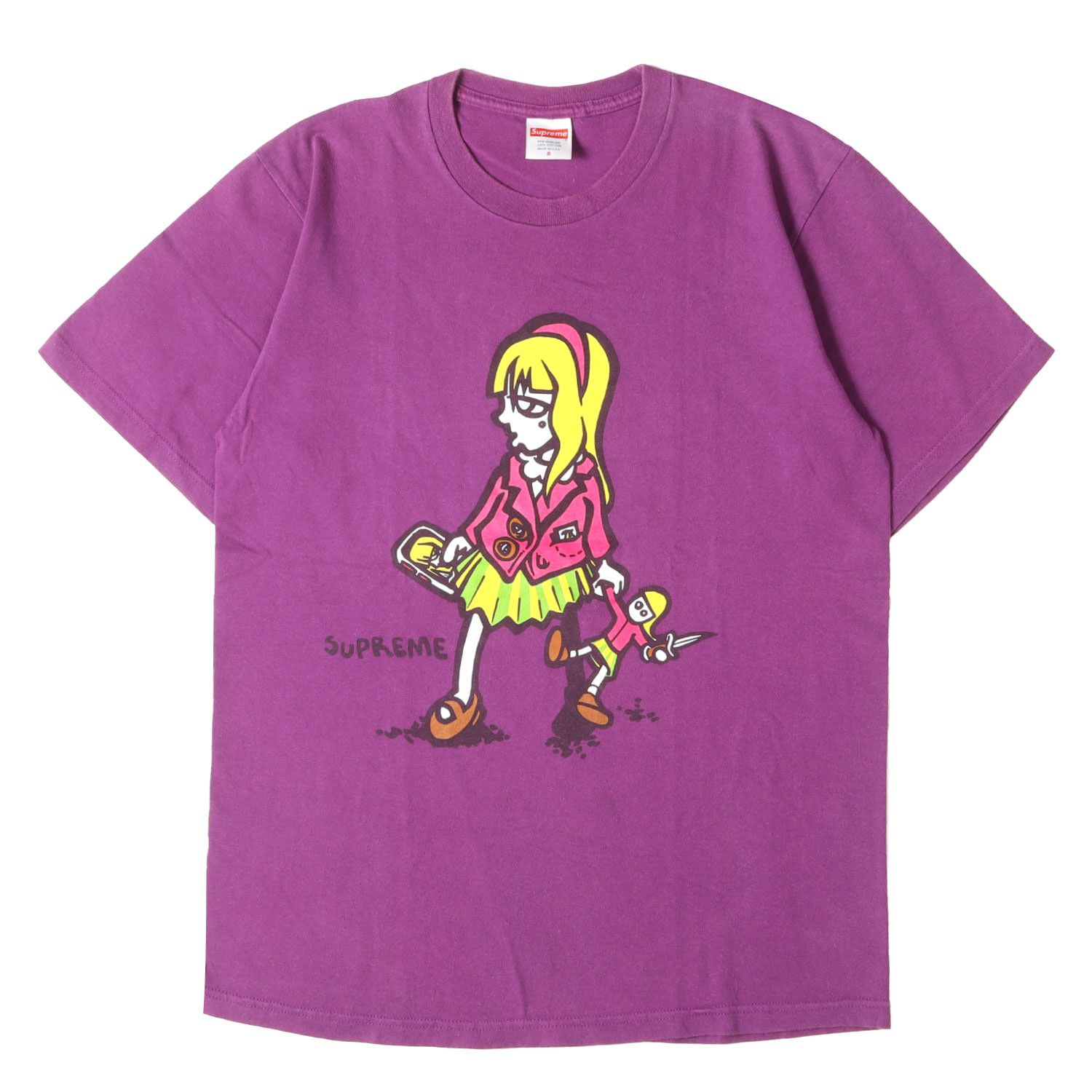 Supreme シュプリーム Tシャツ パープル サイズ:S | キャラクター 