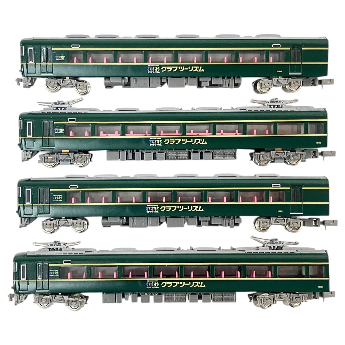 グリーンマックス 50510 近鉄 15400系 クラブツーリズム 4両セット N