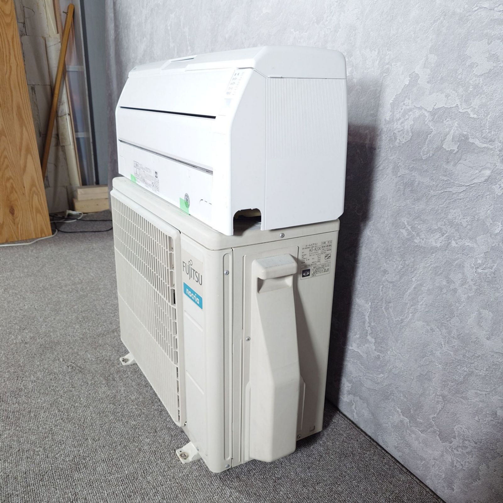 2021年製】富士通ゼネラル ノクリア nocria AS-R22K-W AO-R22K ルーム 