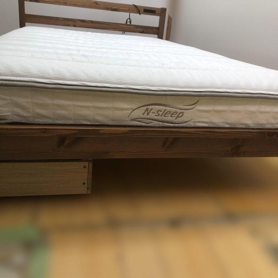 ニトリ セミダブルベッド SDフレーム パック5 WD N-SLEEP C1-05 EM 