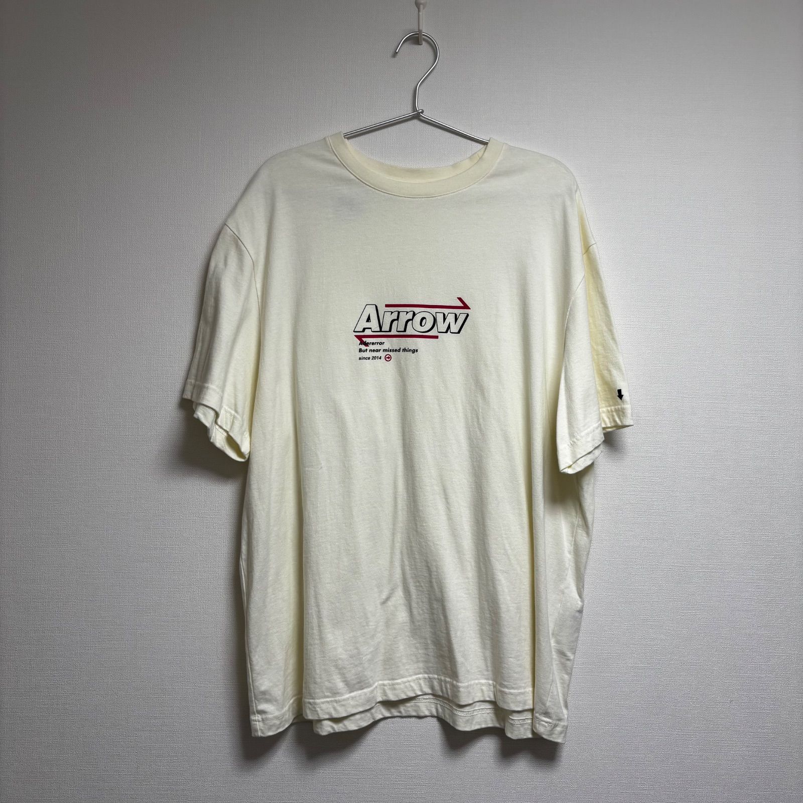 ADERERROR アーダーエラー Tシャツ オフホワイト 19ss 韓国 