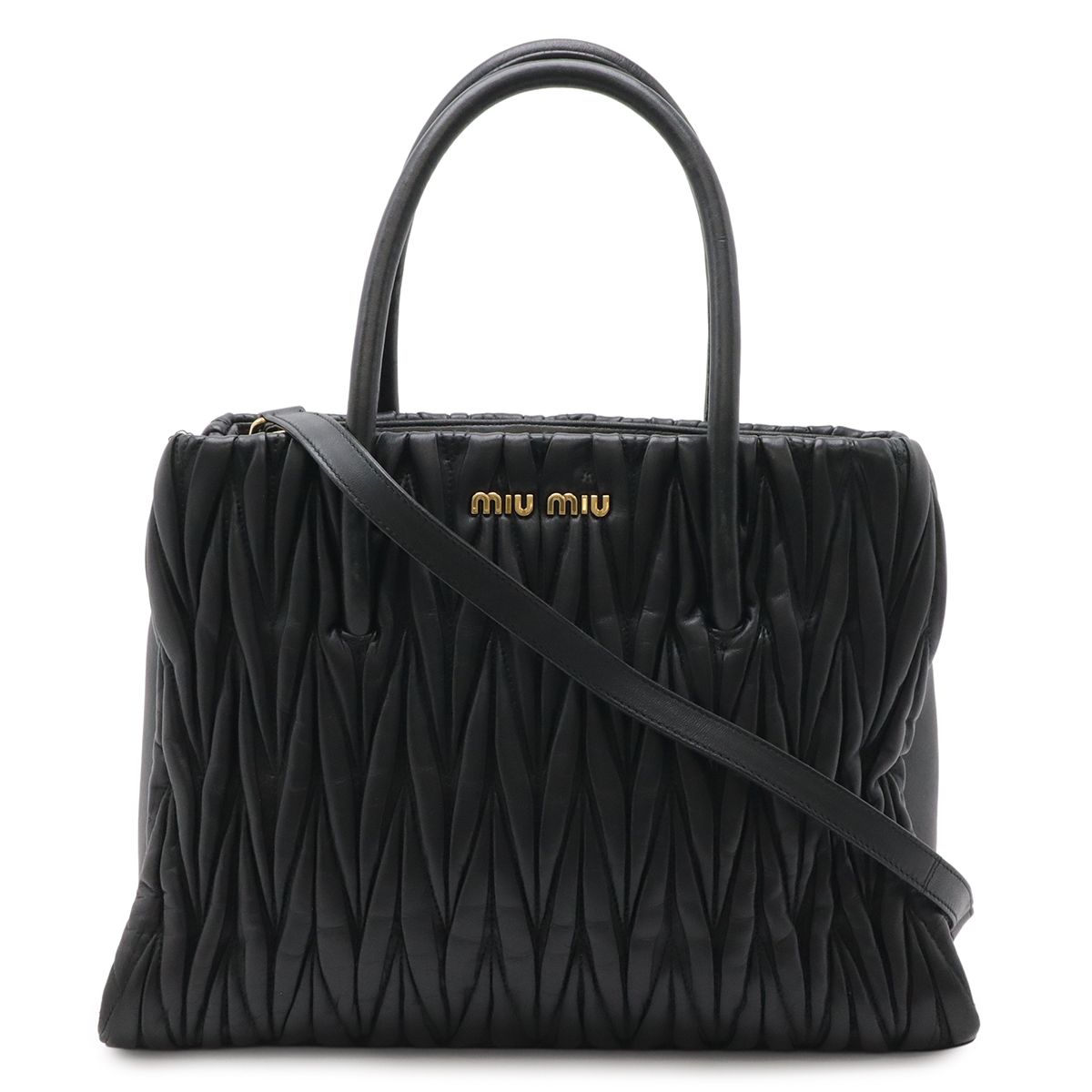 Miu Miu ミュウ ミュウ ミュウミュウ マテラッセ ギャザー