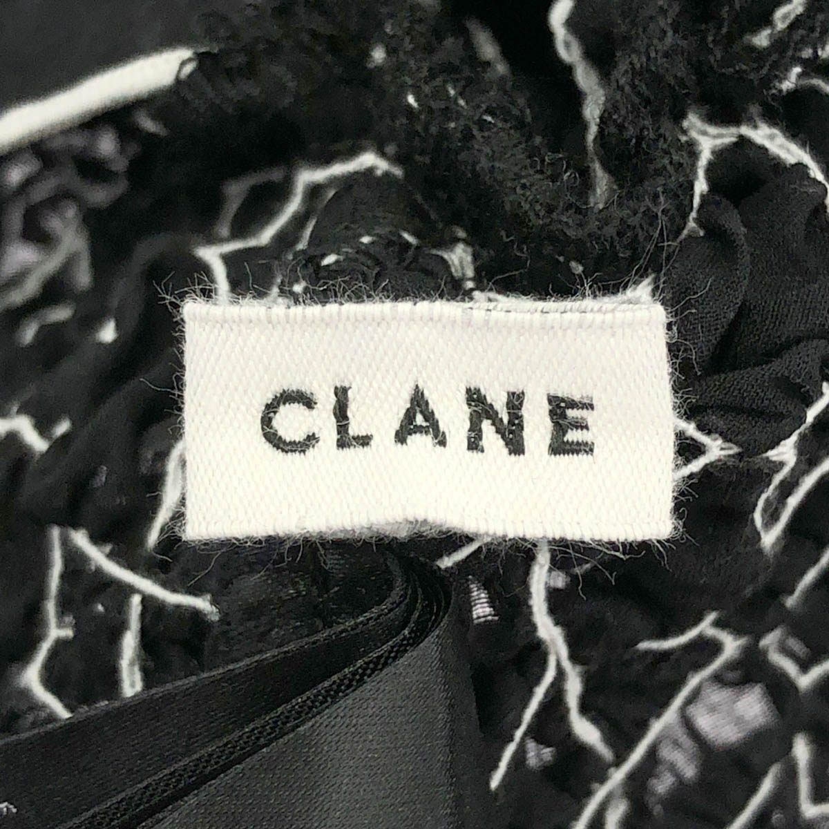 CLANE クラネ COLOR STITCHED SHIRRING TOPS カラーステッチド 