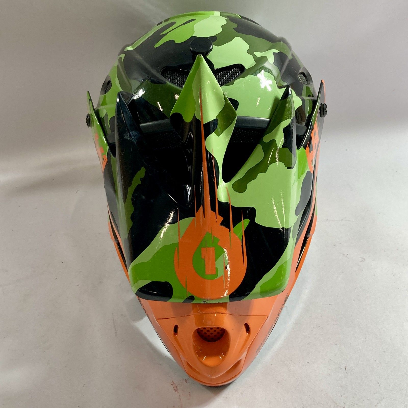 ☆ SixSixOne BMX用 フルフェイスヘルメット モトクロス 迷彩柄