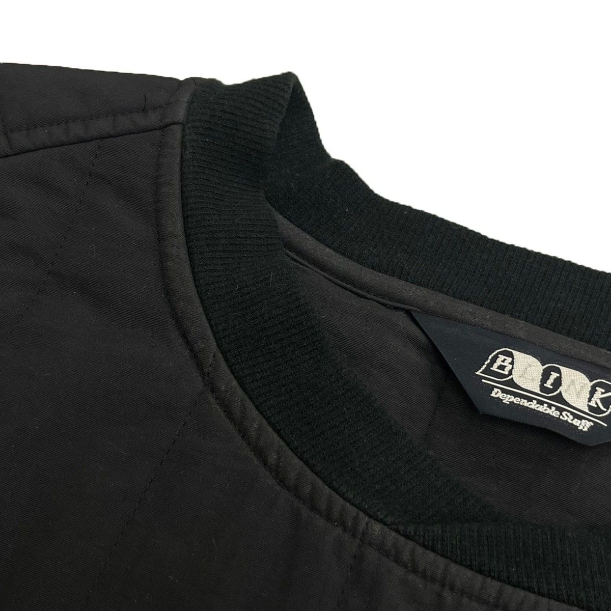 トップス BLINK ブリンク SUPPLEX NYLON QUILTING SWEATER