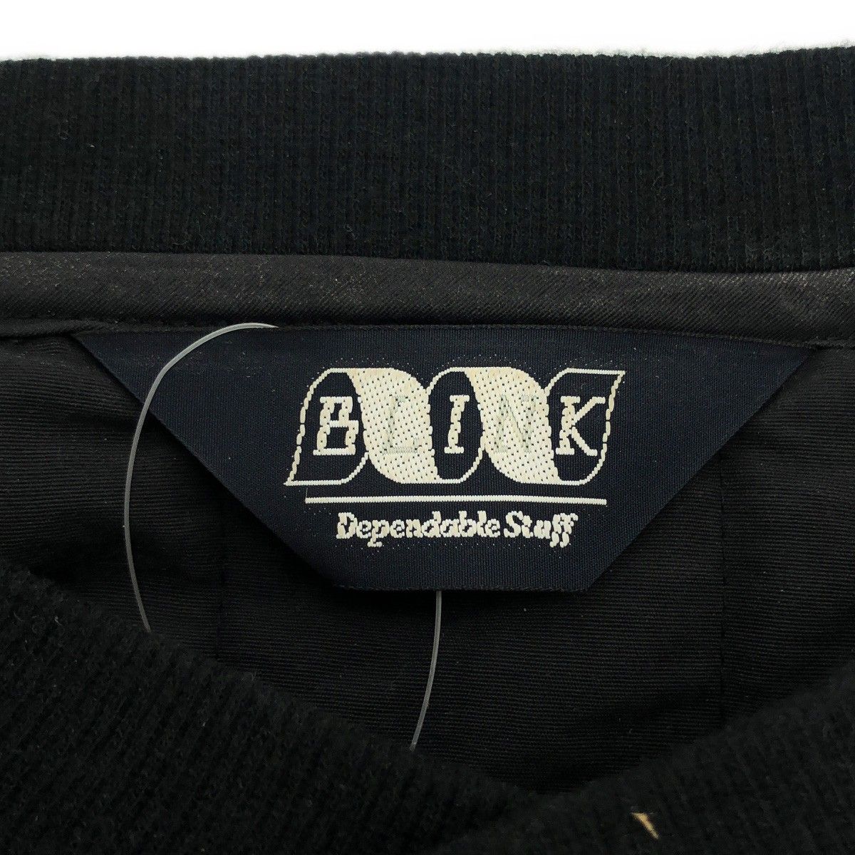 BLINK ブリンク SUPPLEX NYLON QUILTING SWEATER キルティングプルオーバー  ブラック L トップス BLINK ブリンク SUPPLEX NYLON QUILTING SWEATER