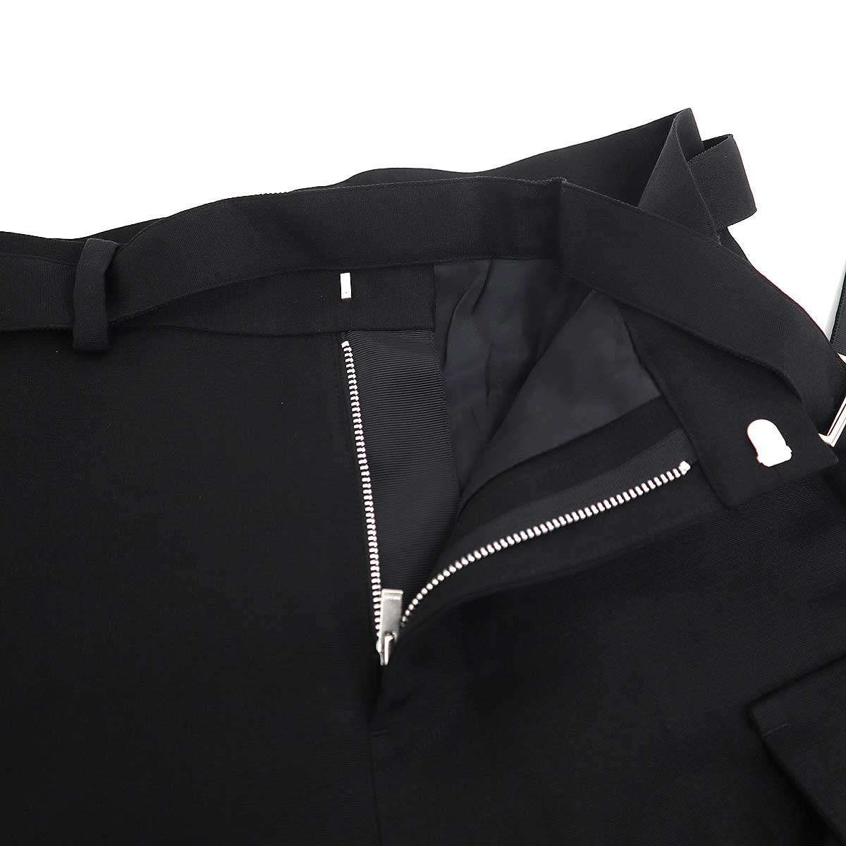 sacai 25aw double facedシルクコットンパンツ サイズ1 sacai サカイ 25AW Double-Faced Silk Cotton Pants カーゴパンツ 25