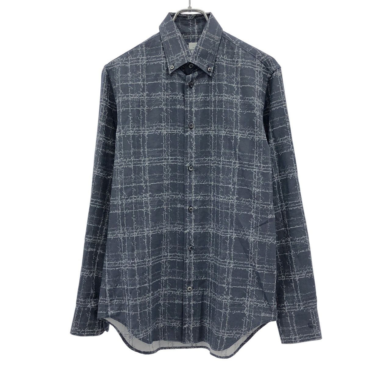 Berluti ベルルッティ カリグラフィチェックコットンロングスリーブ 