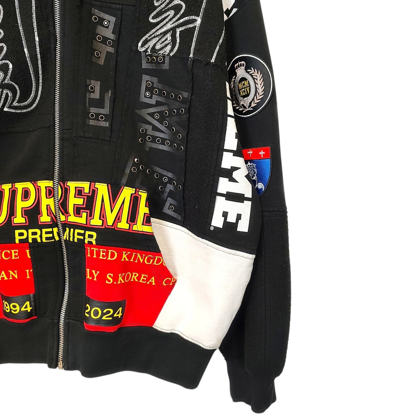 Supreme シュプリーム 25SS Patchwork Zip Up Hooded Sweatshirt 