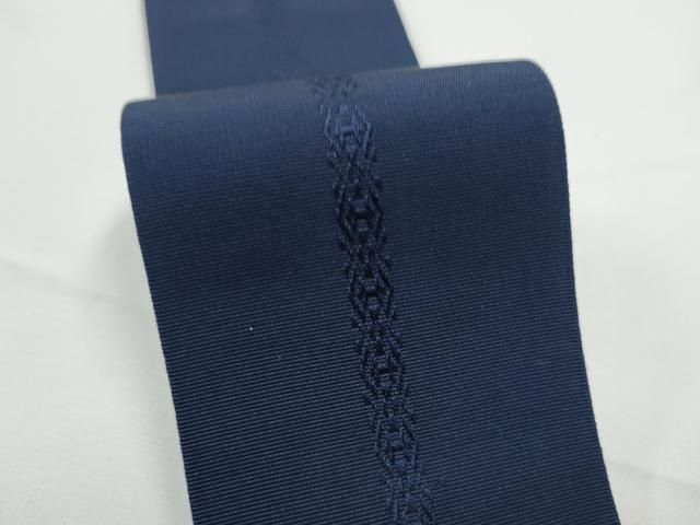 平和屋着物○男性 本場筑前博多織 両面 角帯 間道 正絹 逸品