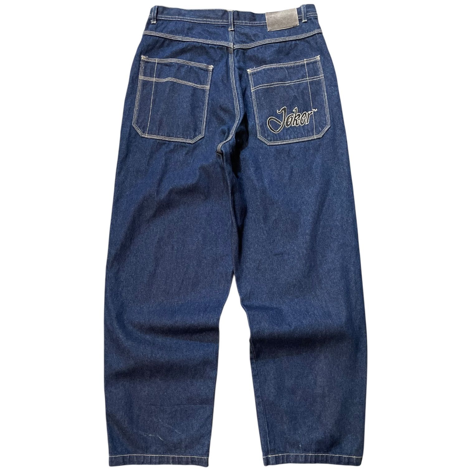 JOKER Baggy Wide Denim Pants 紺 W35 L33 ジョーカーブランド ワイド 