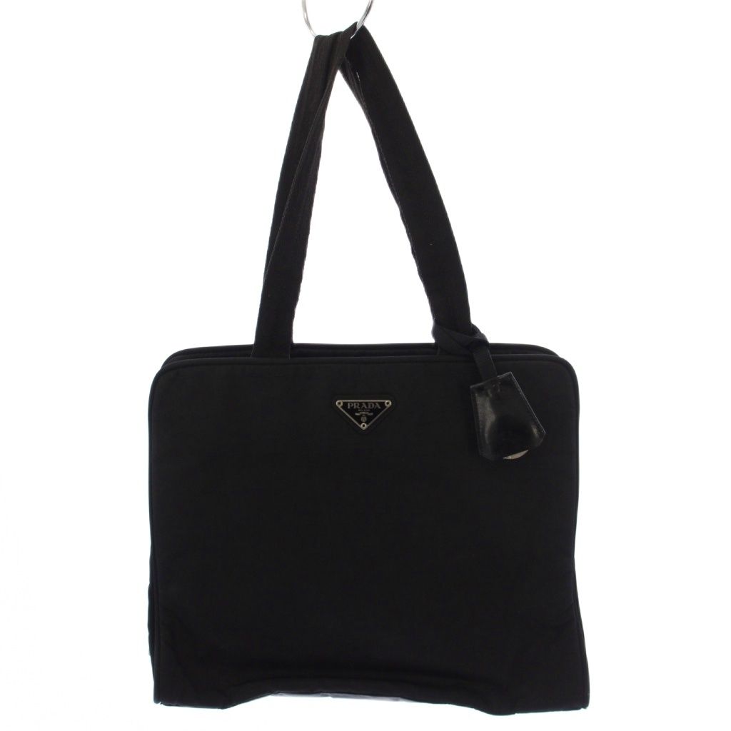 プラダ PRADA トートバッグ ハンドバッグ 三角プレート ロゴ ナイロン