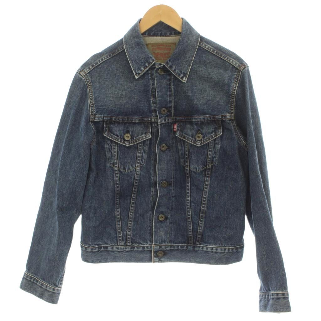 リーバイス Levi's デニムジャケット Gジャン 38 青 ブルー 長袖 70504