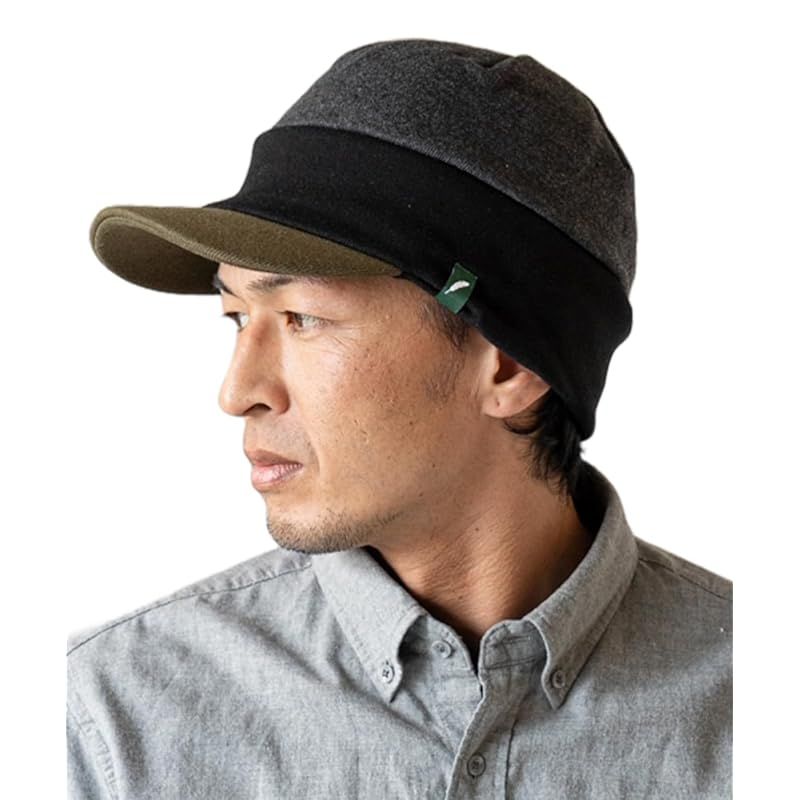 【新品】 [ナコタ] スウェットワークキャスケット 帽子 キャップ 大きいサイズ メンズ レディース トリコロール ゆったり オールシーズン L(頭周り約57～60cm) トライカラーC 1