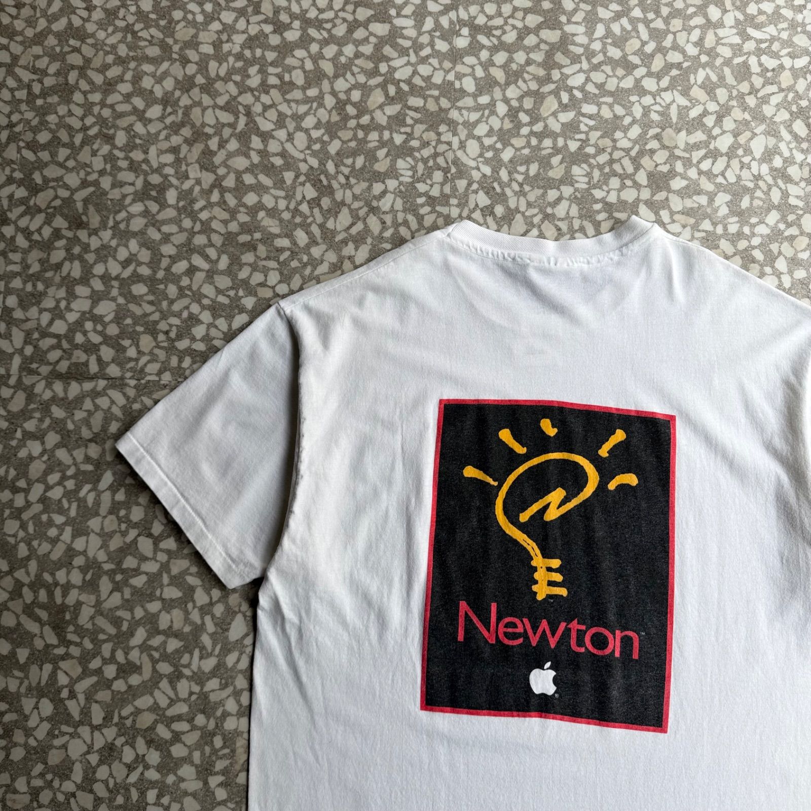Hanes / 90's APPLE NEWTON T-shirt size M ヘインズ バックプリント