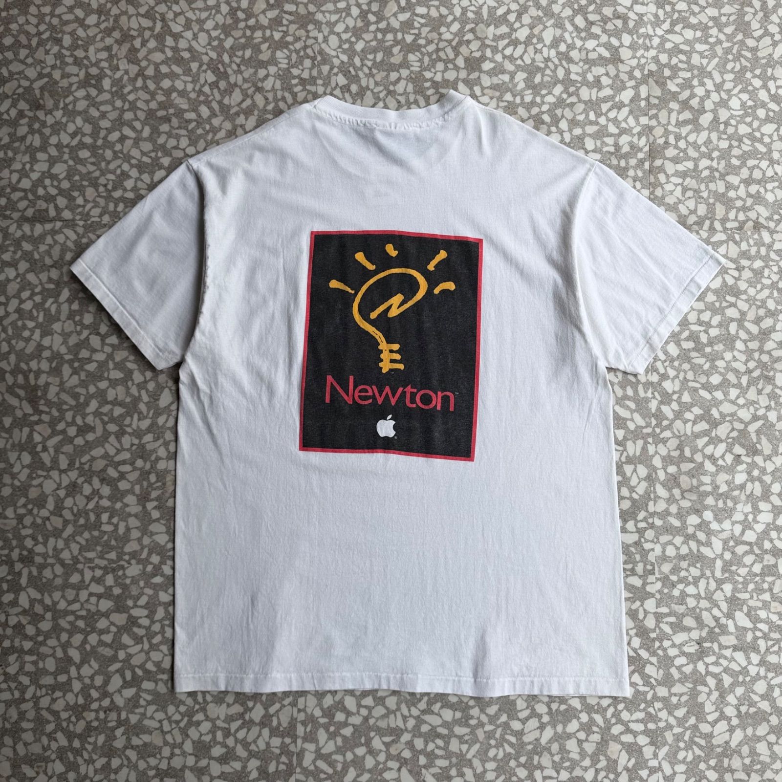 Hanes / 90's APPLE NEWTON T-shirt size M ヘインズ バックプリント