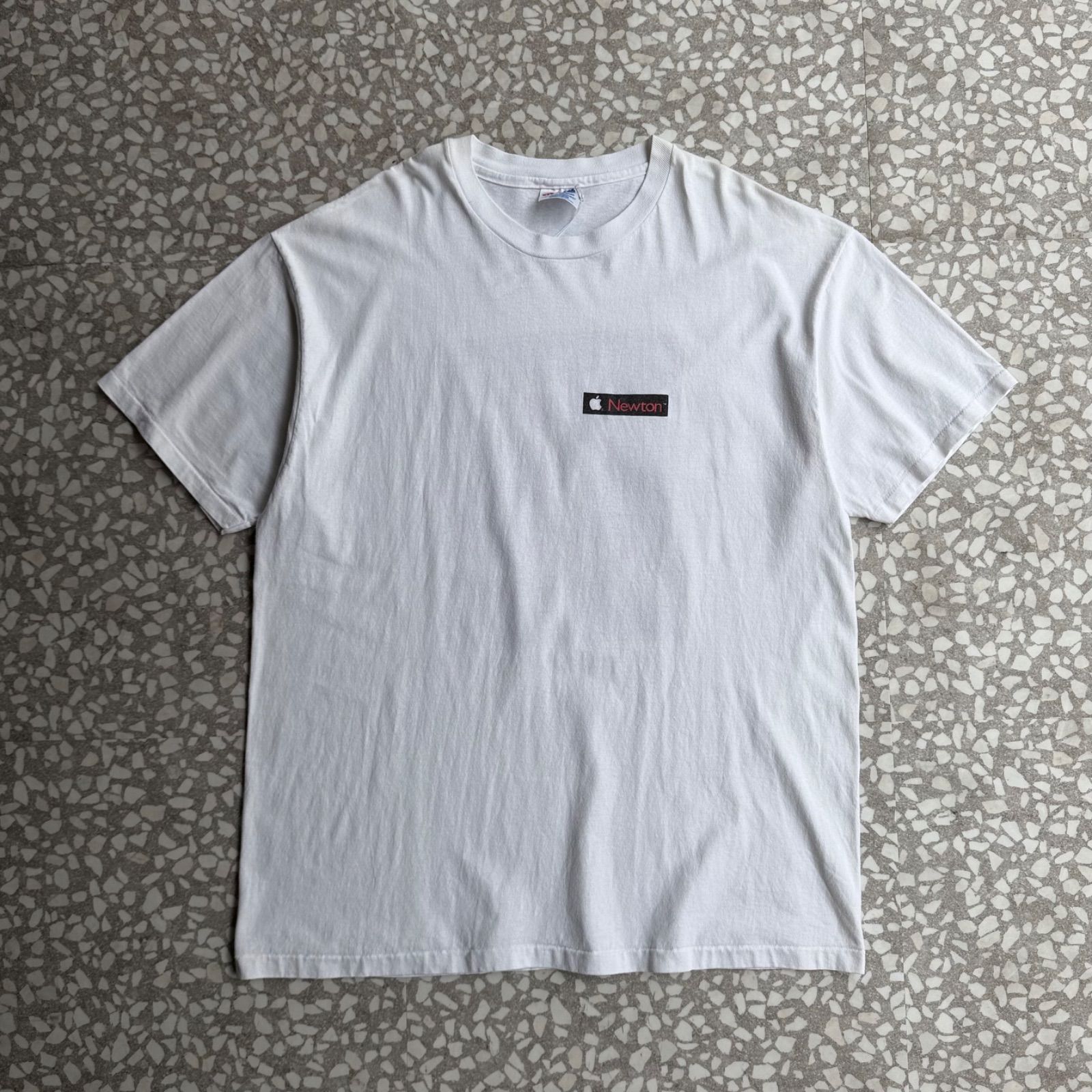 Hanes / 90's APPLE NEWTON T-shirt size M ヘインズ バックプリント