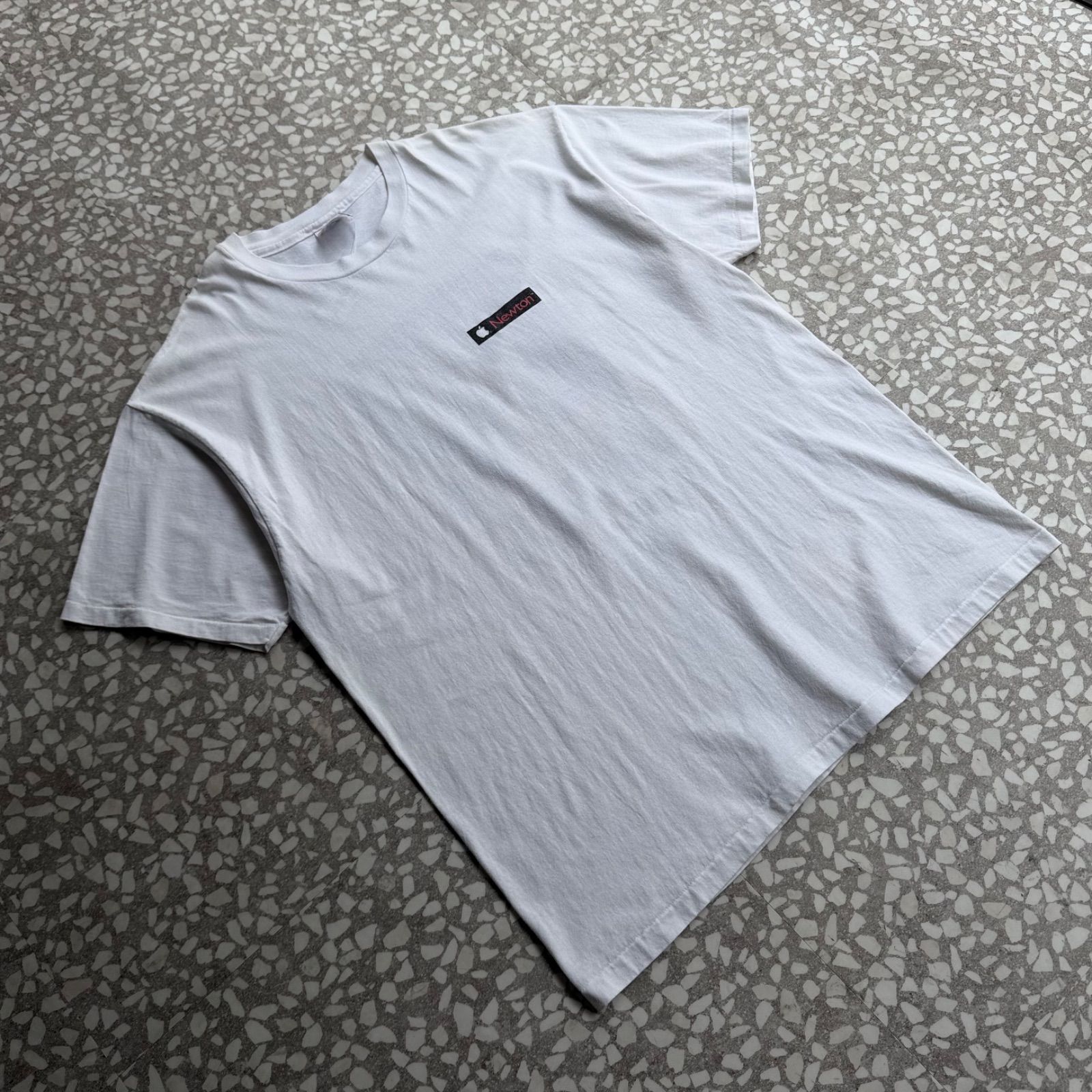 Hanes / 90's APPLE NEWTON T-shirt size M ヘインズ バックプリント
