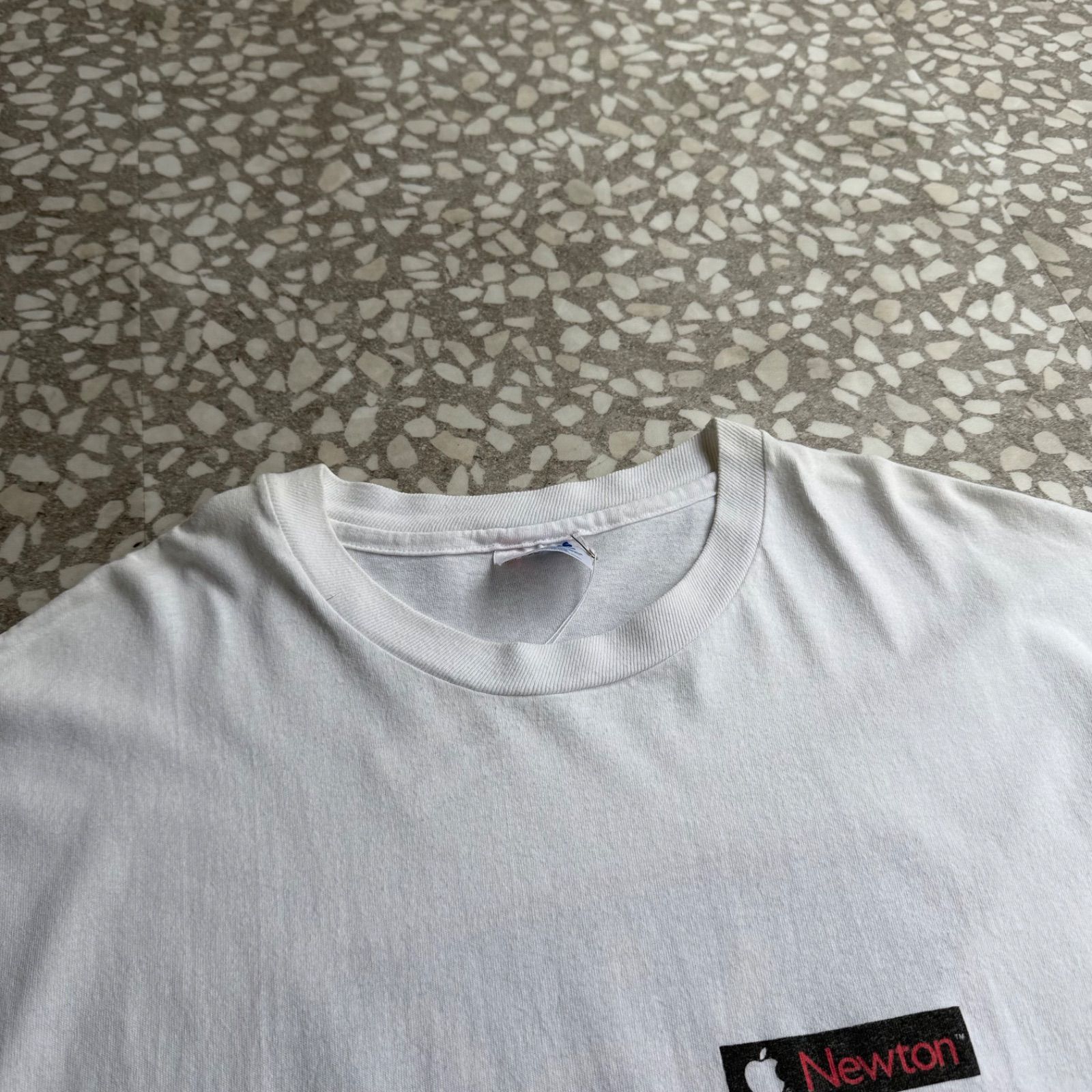 Hanes / 90's APPLE NEWTON T-shirt size M ヘインズ バックプリント