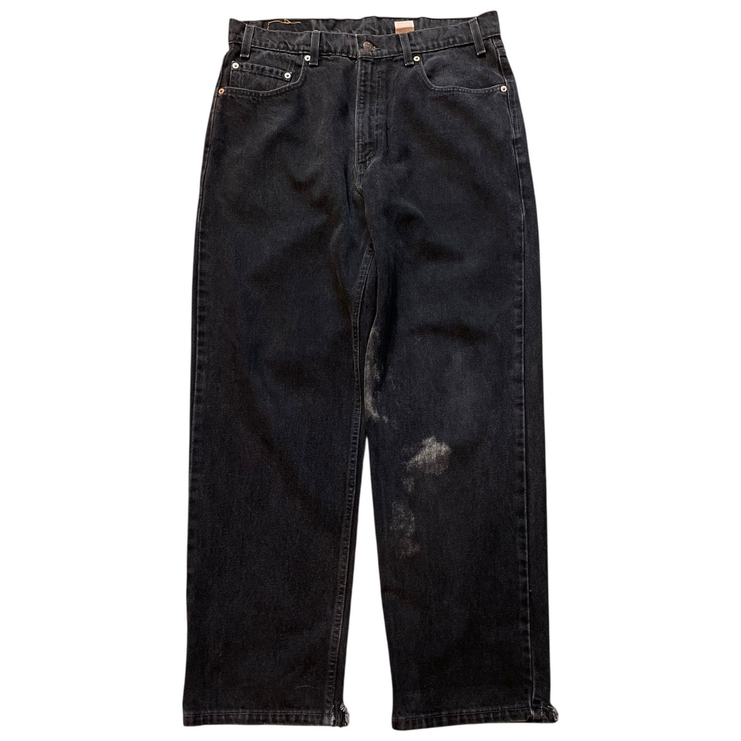 USA製 90s Levis 550 Black Denim Pants 黒 W35 L30 リーバイス 