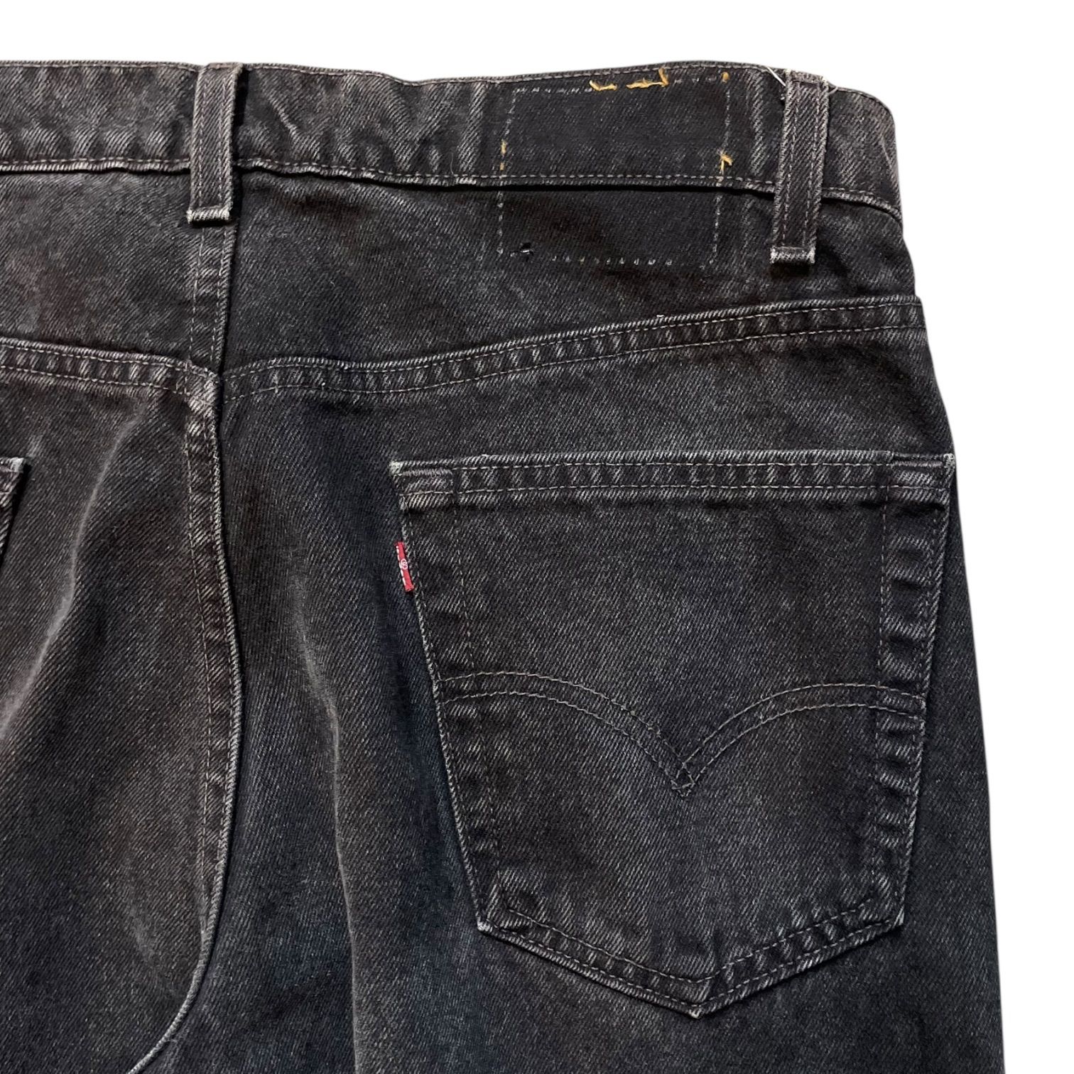 USA製 90s Levis 550 Black Denim Pants 黒 W35 L30 リーバイス 