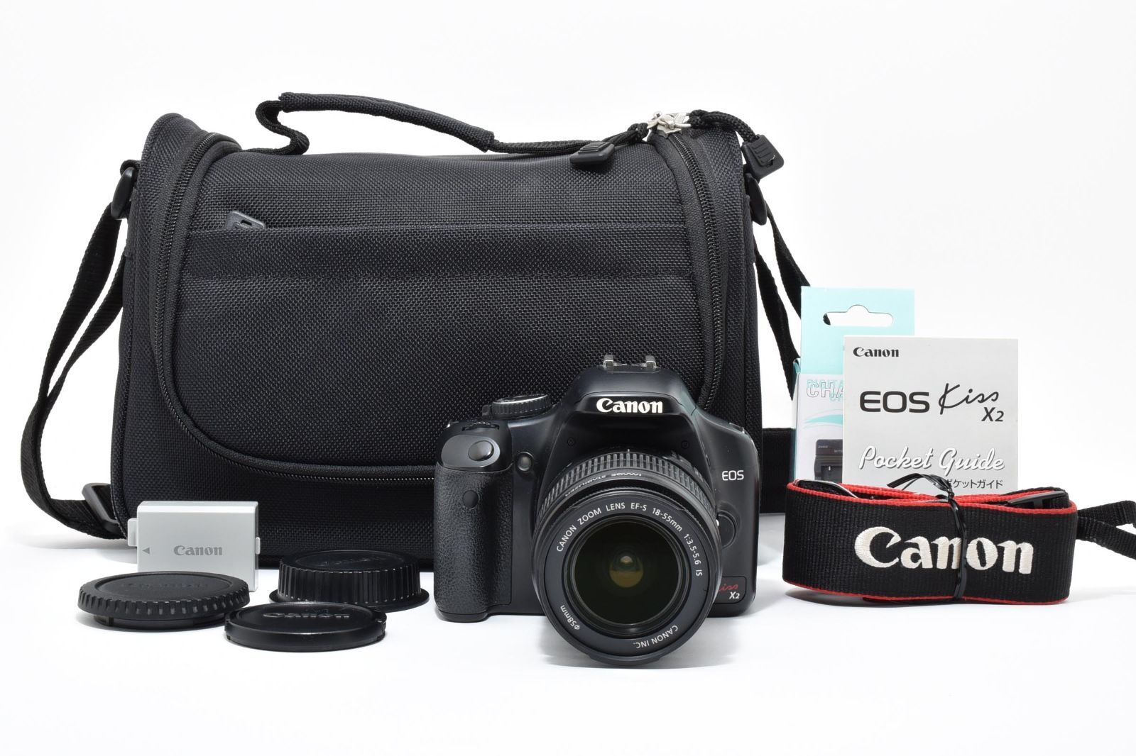 ☆良品☆【ショット数 10374回】 キヤノン CANON EOS KISS X2 + EF-S 