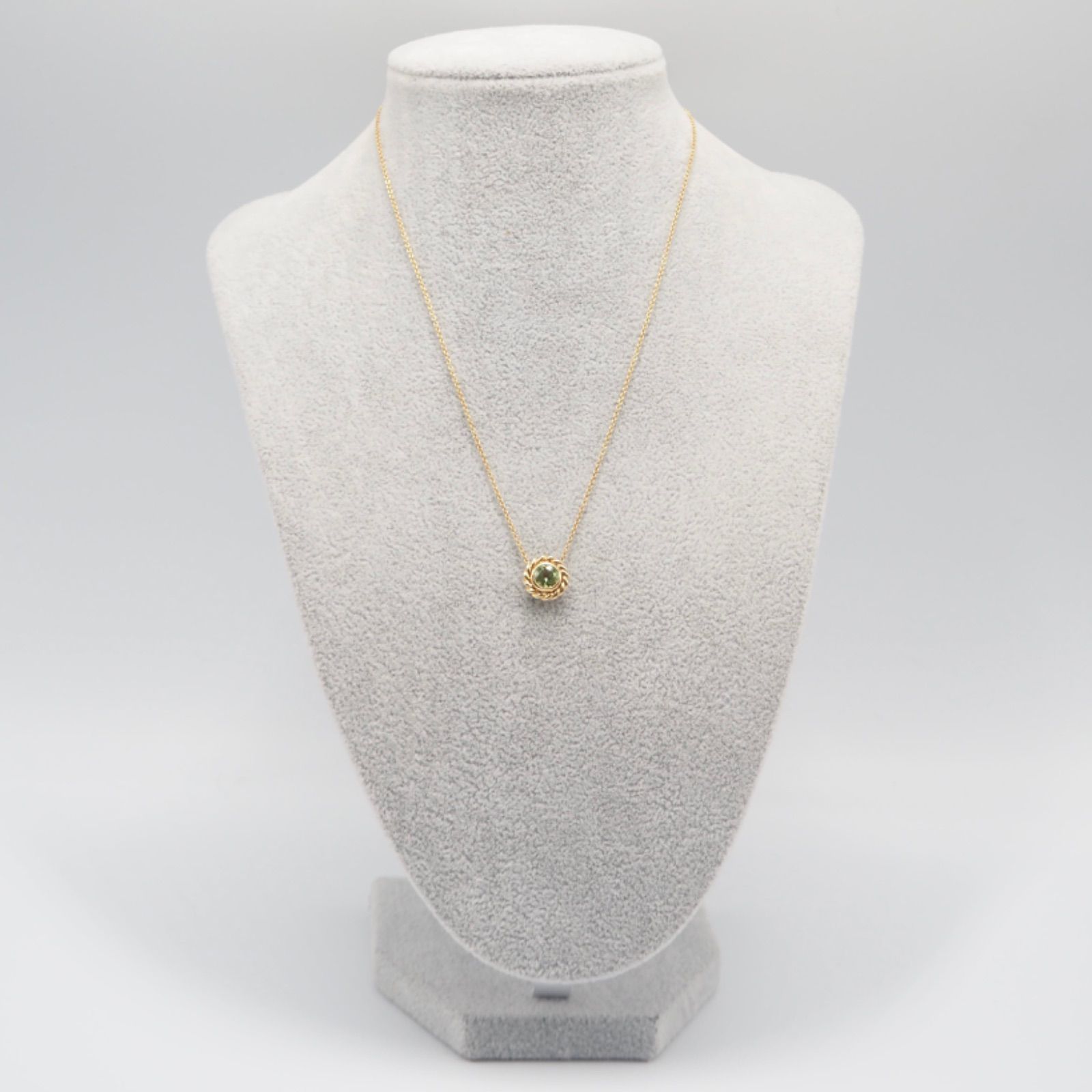 希少】【美品】Tiffany&Co. ペリドット ネックレス ゴールド K18 