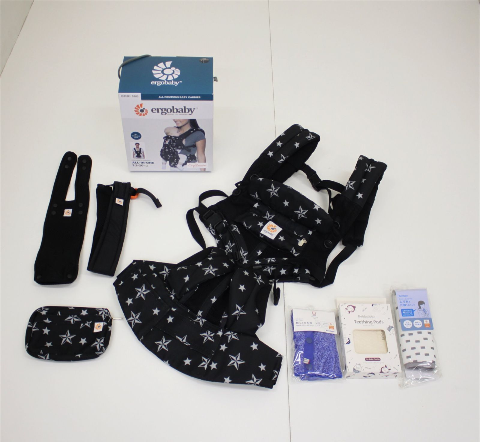 ergobaby ALL-IN-ONE OMNI 360抱っこ紐 ブラック 美品 エルゴ OMNI 360 