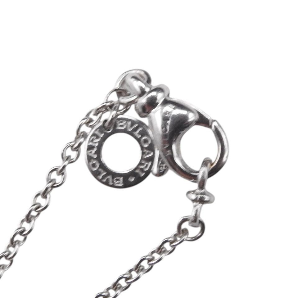 ブルガリ チェーン ネックレス 40cm K18 WGホワイトゴールド 750 BVLGARI ブルガリ チェーンネックレス K18WG ホワイトゴールド 750