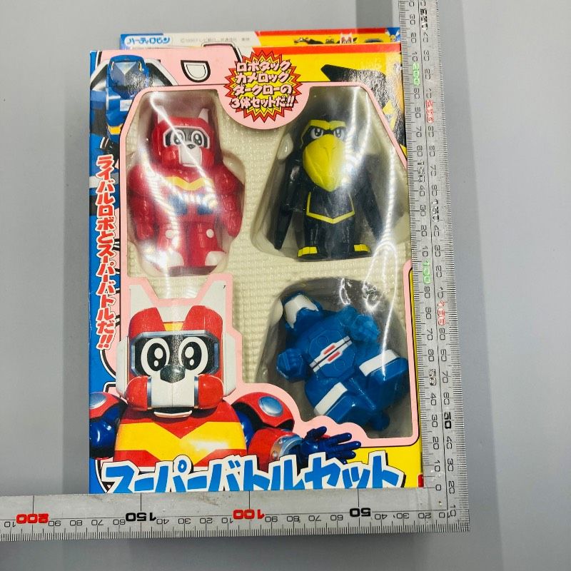 フィギュア美品】テツワン探偵 ロボタック スーパーバトルセット 1998