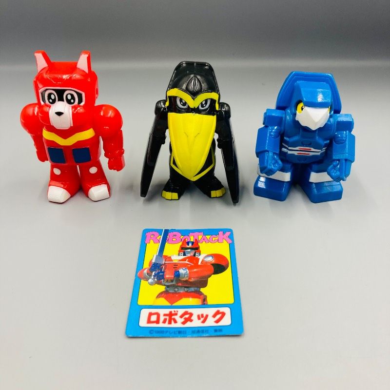 フィギュア美品】テツワン探偵 ロボタック スーパーバトルセット 1998