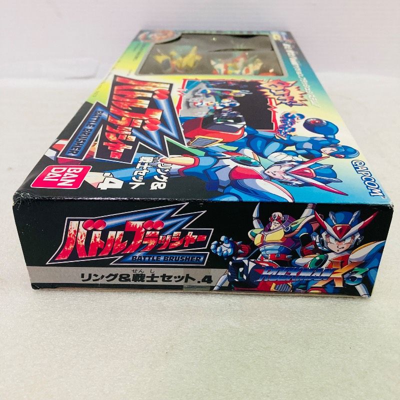 未開封品】 ロックマンX3 バトルブラッシャー リング＆戦士セット.4