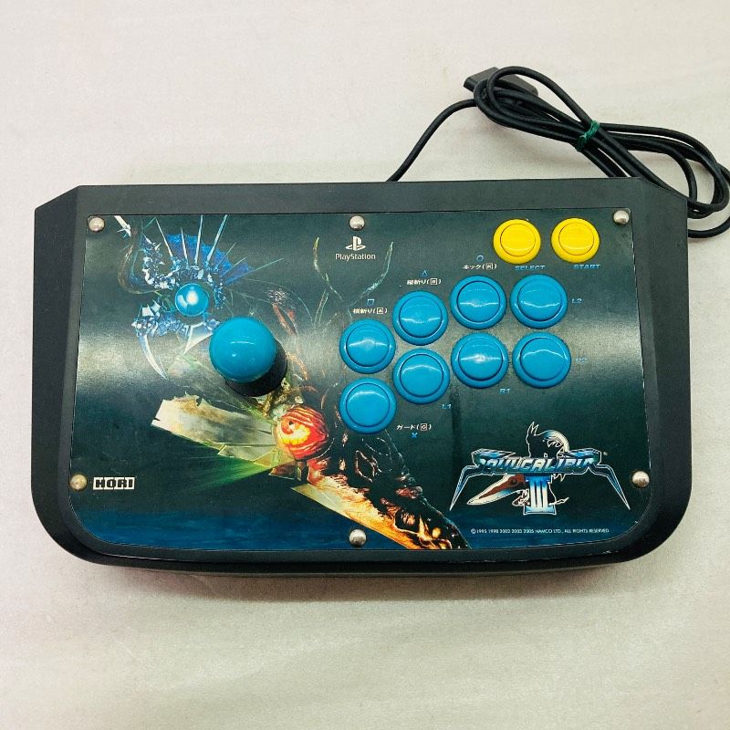 【動作確認済み】PS2 HORI ソウルキャリバーIII スティック コントローラ Soulcalibur III Stick アーケードコントローラー アケコン プレステ2 ホリ FZ3