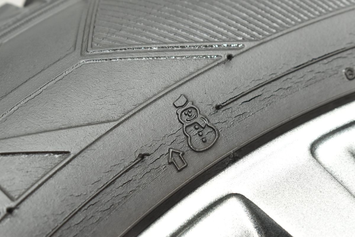 美品】DOS 15in 6J +45 PCD100 グッドイヤー アイスナビ6 195/65R15 