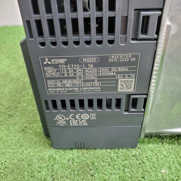ミツビシ 三菱電機 FR-E720-1.5K インバーター【野田愛宕店】【店頭取引限定】【未使用】管理番号：ITGNZH6VZH0K 未使用】ﾐﾂﾋﾞｼ FR-E720-1.5K ｲﾝﾊﾞｰﾀｰ 2022年製【野田愛宕店】 - メルカリ