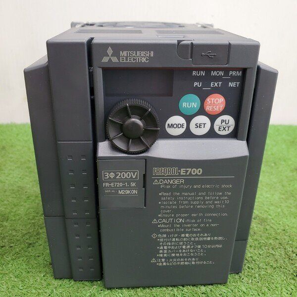ミツビシ 三菱電機 FR-E720-1.5K インバーター【野田愛宕店】【店頭取引限定】【未使用】管理番号：ITGNZH6VZH0K 未使用】ﾐﾂﾋﾞｼ FR-E720-1.5K ｲﾝﾊﾞｰﾀｰ 2022年製【野田愛宕店】 - メルカリ
