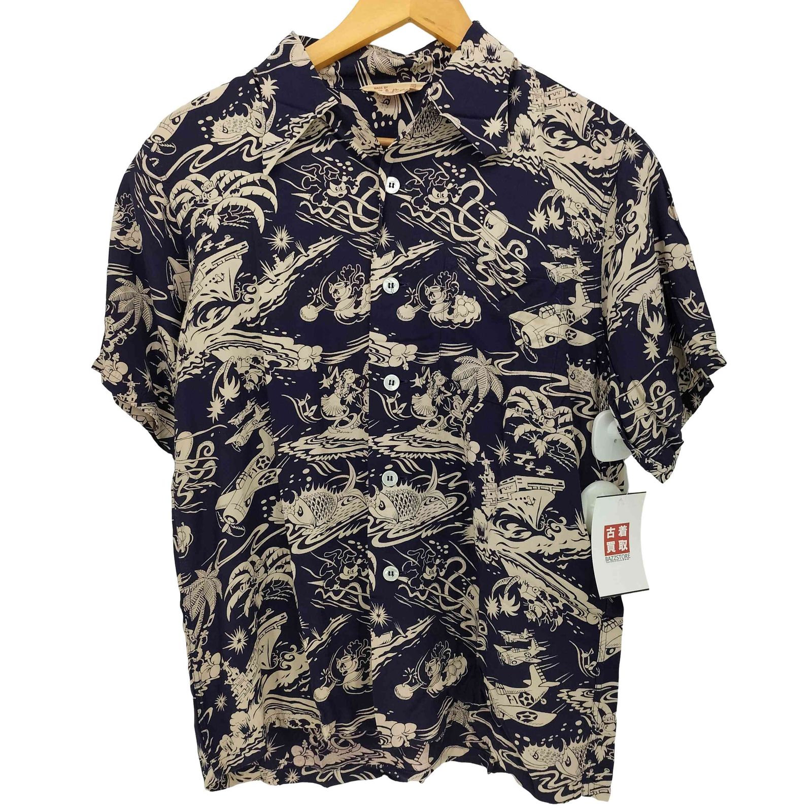 リアルマッコイズ THE REAL McCOY 00S キャラクター 総柄 S/S アロハ 