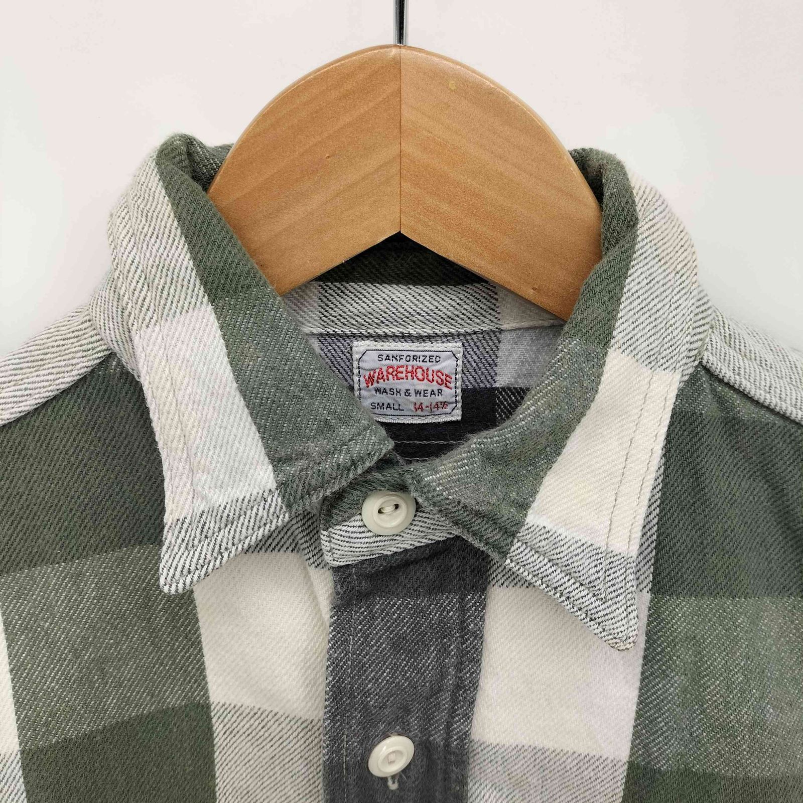 WAREHOUSE ヘビーネルシャツ チェック柄 LARGE WAREHOUSE ウエアハウス ヘビーネルシャツ ネルシャツ チェック ウェア