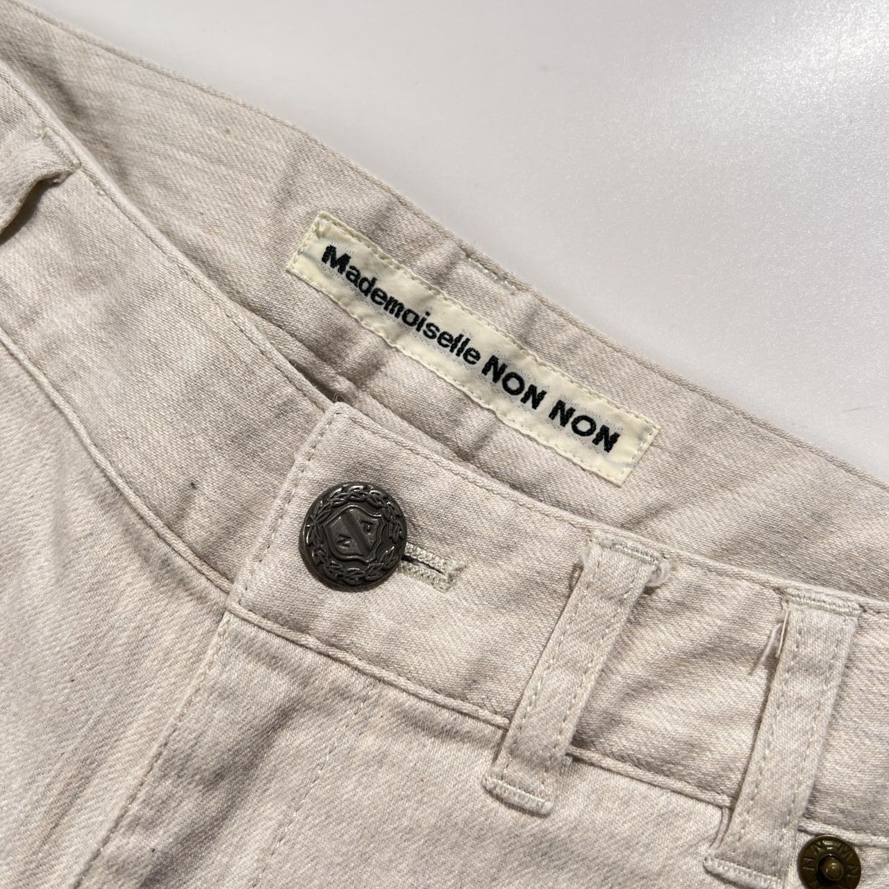 Mademoiselle NON NON マドモアゼルノンノン ストレッチ ホワイト
