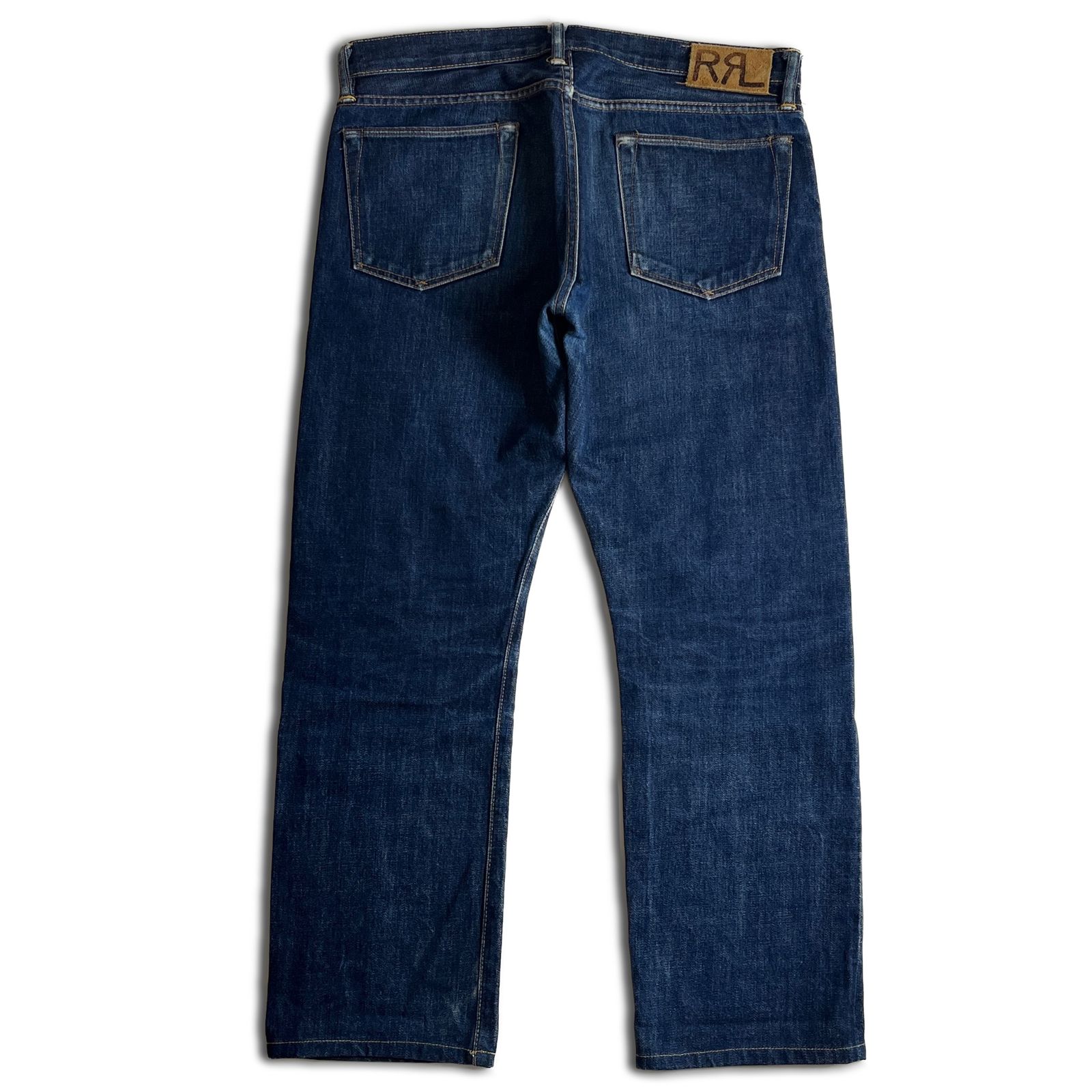 W34】RRL スリムフィット デニムパンツ USA製 ダブルアールエル 