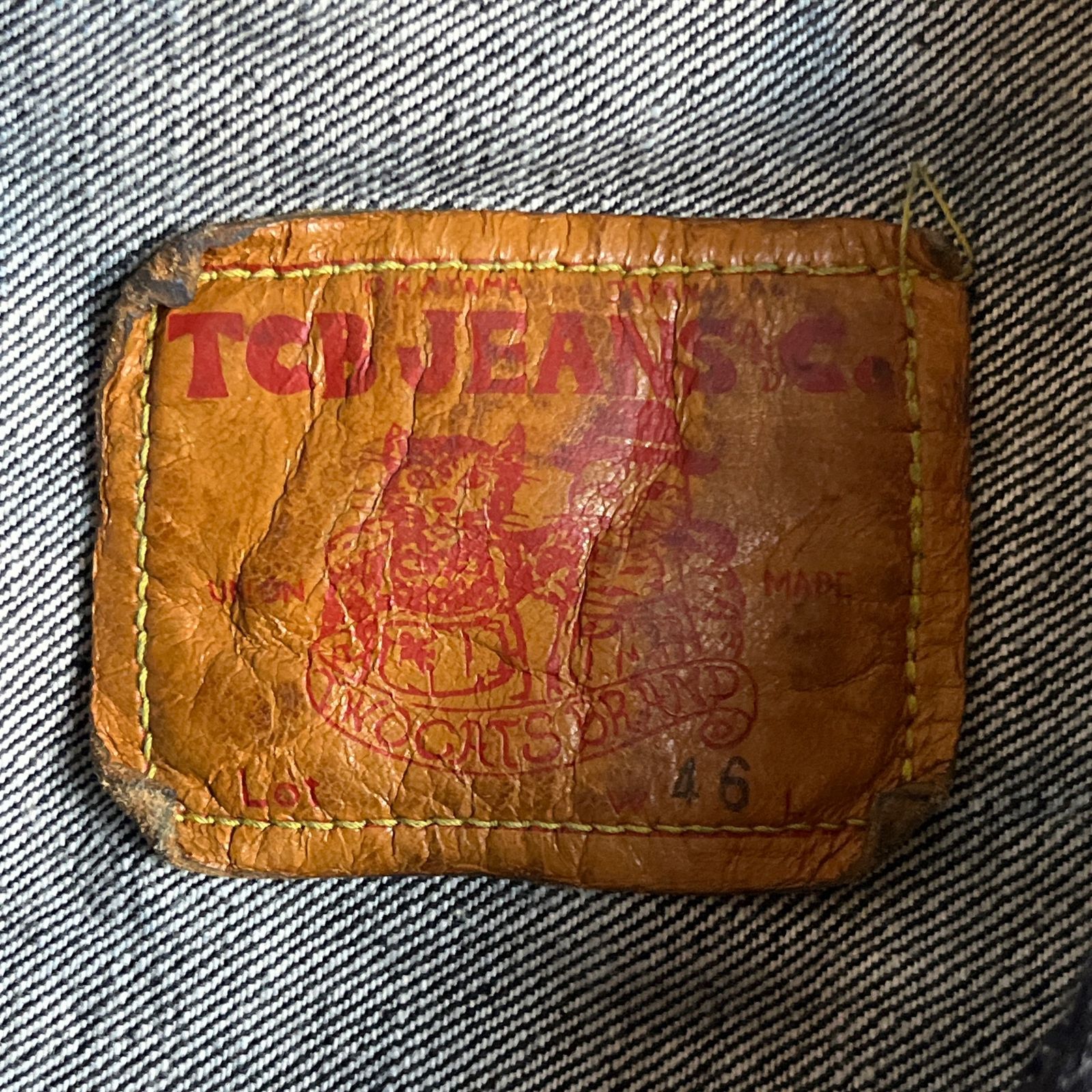 濃紺 サイズ46】TCB JEANS 1st 大戦モデル デニムジャケット TCB 
