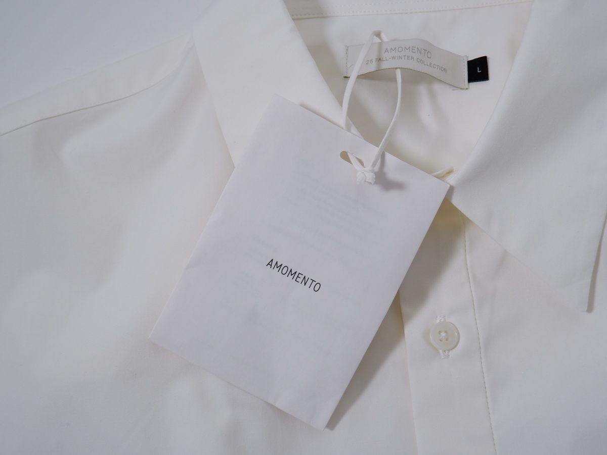 AMOMENTOアモーメント 2025AW BASIC POCKET SHIRTSベーシックポケット