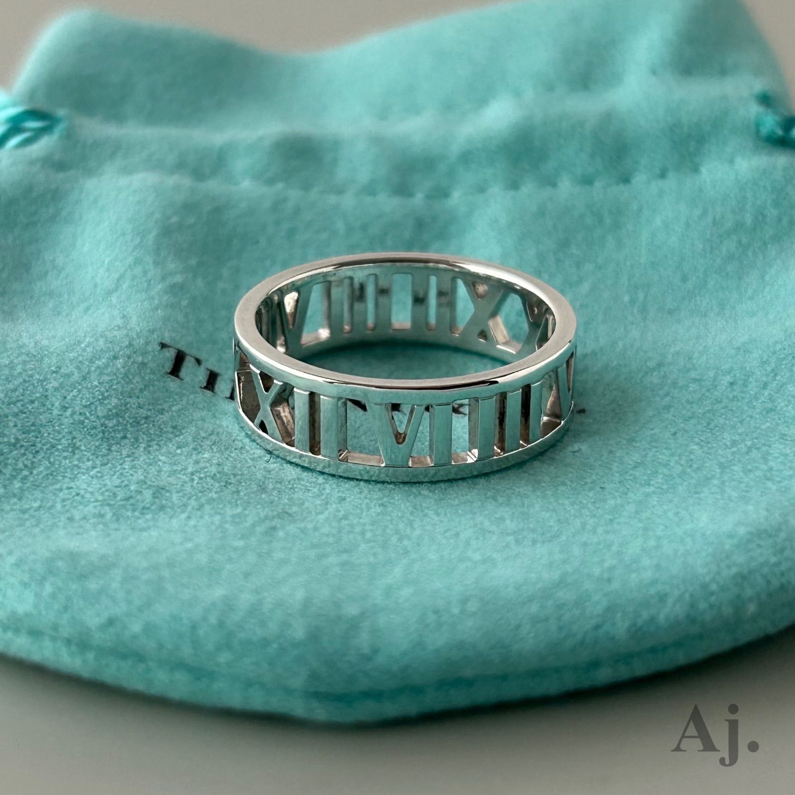 ティファニー リング 指輪 オープン アトラス 925 約20.5号 TIFFANY 