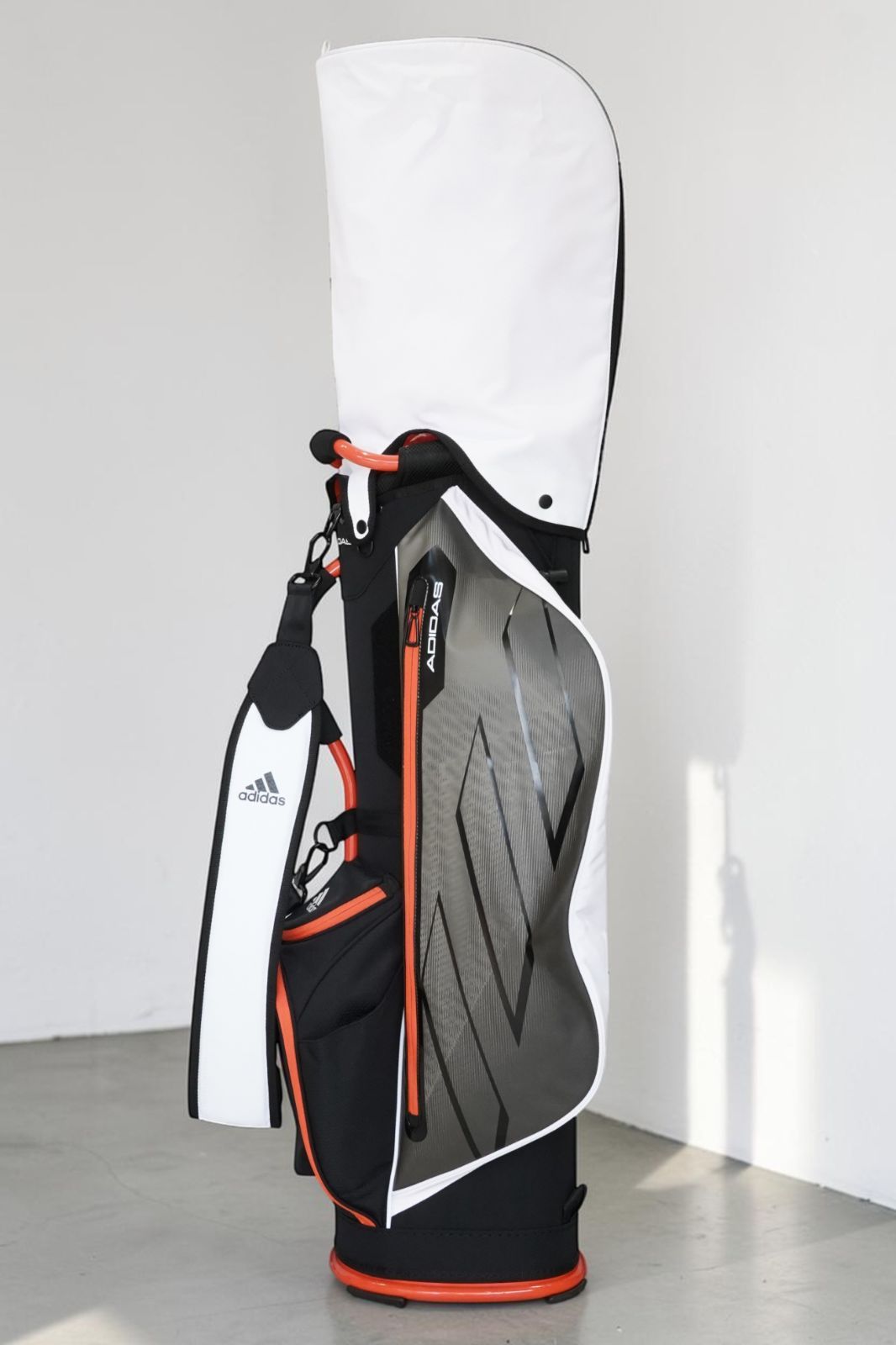 adidas キャディバッグ 軽量 9型 6分割 2.8kg ダイナミック スリーバー