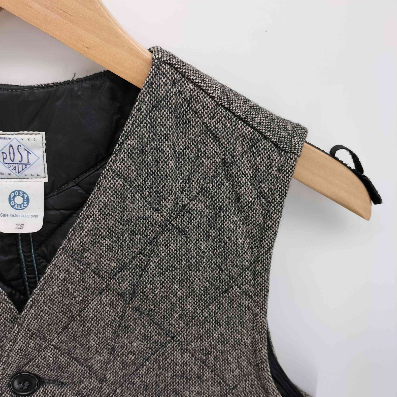 ポストオーバーオールズ POST OVERALLS USA製 CRUZER VEST クルーザー 